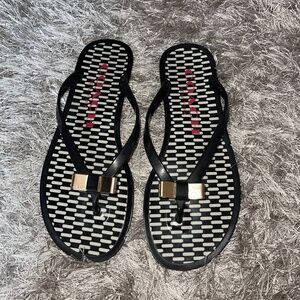 Coach New York Slip On Thong Flip Flops